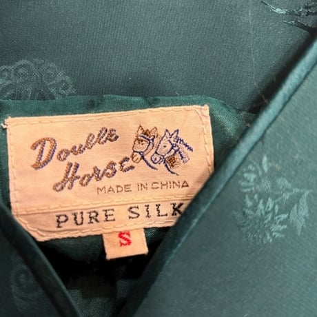[USED] DEAD STOCK ！SILK 中綿 CHINA チャイナJKT