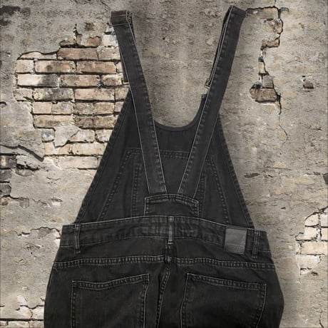 [USED]BLACK DENIM オーバーオール