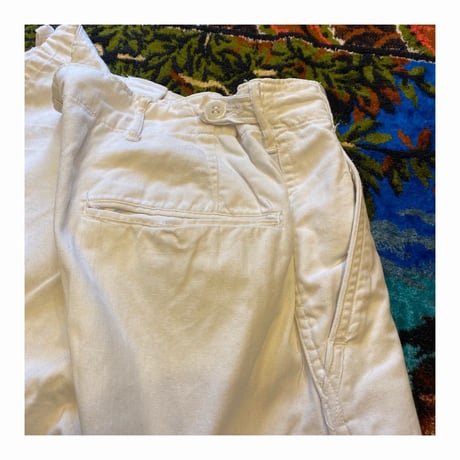 [USED] vintage US NAVY  remake Cotton PANTS