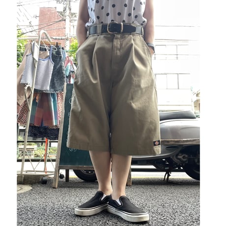 [Gardenworks] Re-make Dickies セルフォンポケット 膝下ショーツ W32