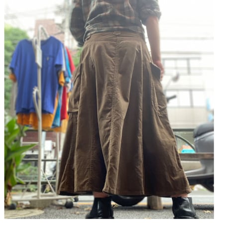[USED] コーデュロイ カーゴSKIRT