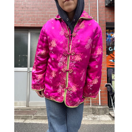 [USED] PINK 🩷中綿 CHINA チャイナJKT