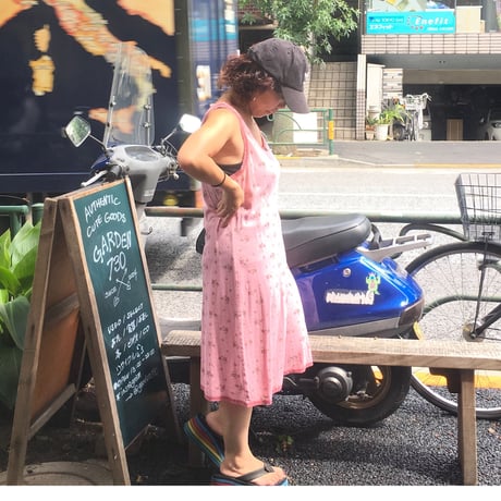 [USED] ノースリーブcottonワンピース