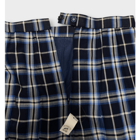 [USED]夏仕様のチェック柄 プリーツスカート