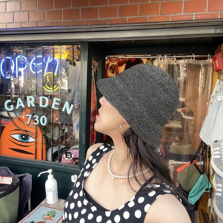 [USED]HEMP MUGIWARA HAT 👒🖤