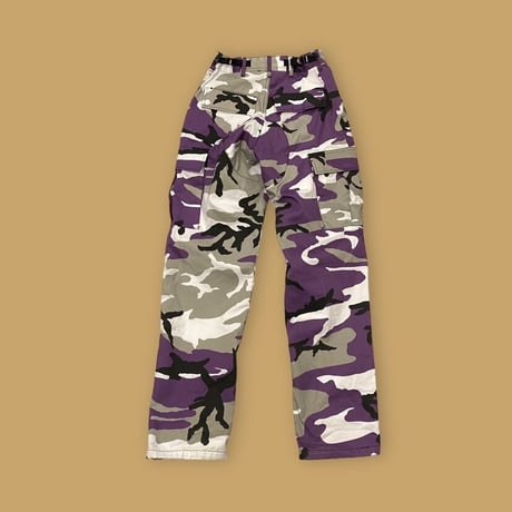[USED] good size💜purple CAMO PANTS