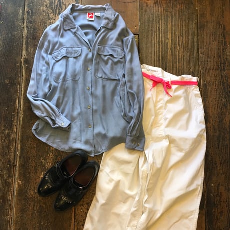 [USED] WHITE STAG レーヨンシャツ