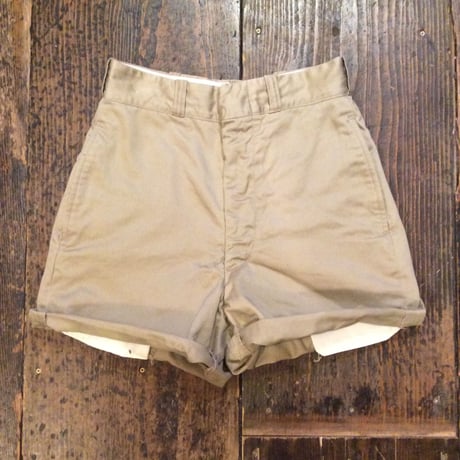 [DEAD STOCK] 70's US ARMY チノcut off Shorts