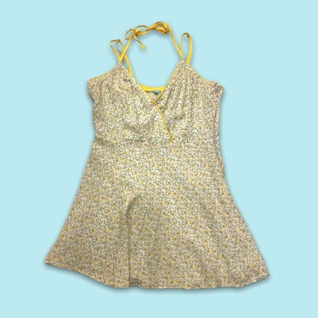 [USED] ホルターネック♡小花柄チュニック