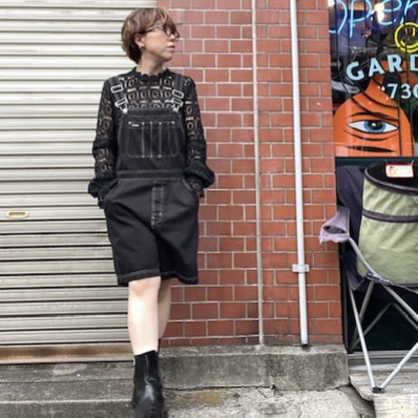 [USED] ”GAP”♡BLACK SHORTオーバーオール