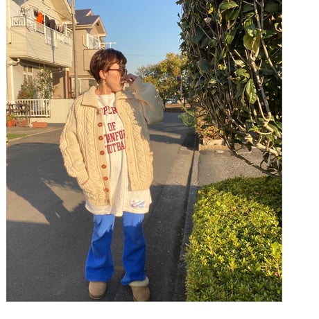 [USED] INVER ALLAN HAND  KNIT カーディガン