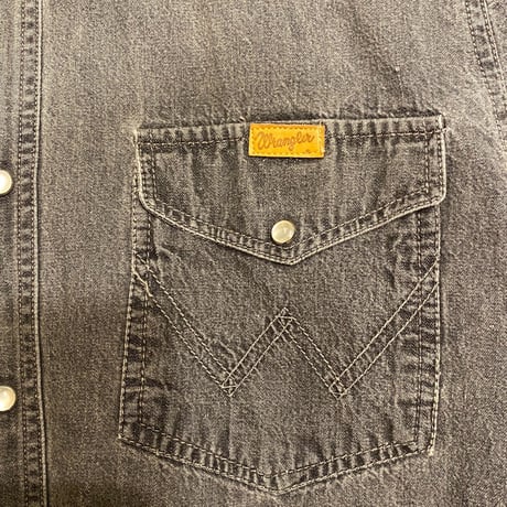 [USED] Wrangler COTTON DENIM SHIRT！