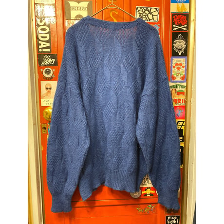 [USED] アルパカ混　ゆるっとアクリルニットカーディガン