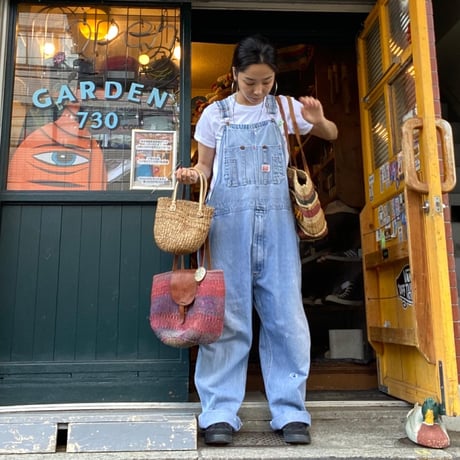 [USED] 大きめちょいボロ♡デニムオーバーオール