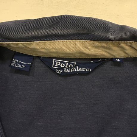 [USED] POLO Ralph Lauren 色褪せネイビーのスイングトップ