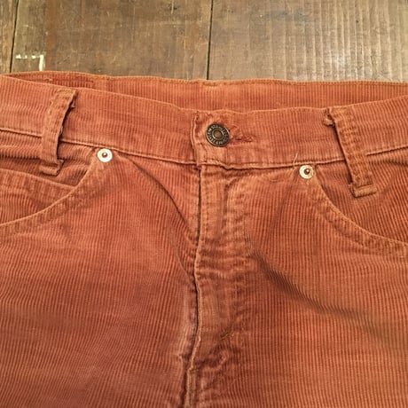 [USED] 70's Levi's オレンジ コーデュロイパンツ