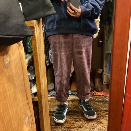 [USED] EURO 総柄イージーパンツ！