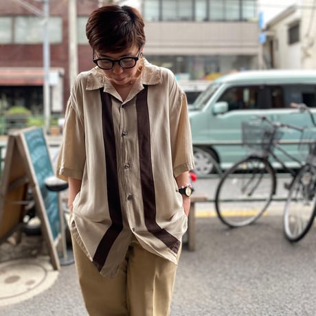 [USED] EURO SILK 開襟シャツ