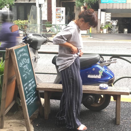 [USED] 縄模様のSILKパンツ
