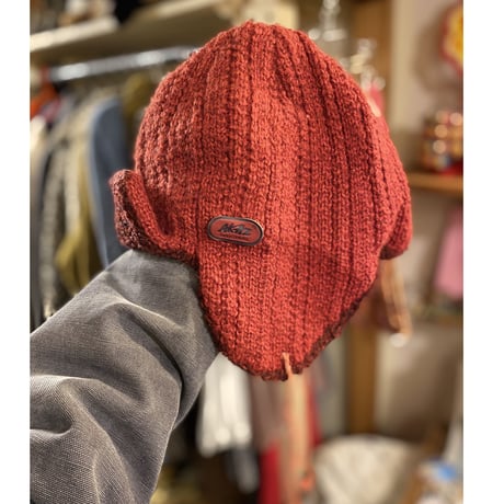 [USED]耳付きニット帽🟥🧶