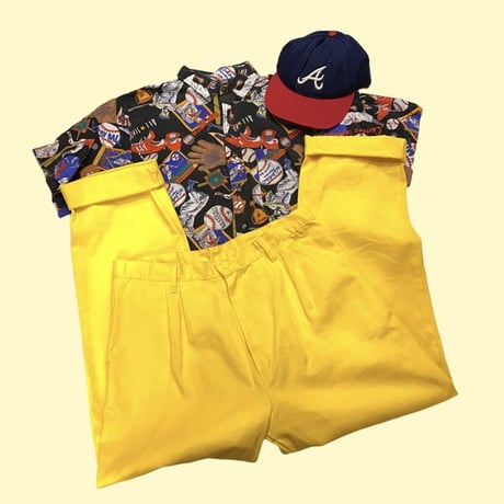 [USED] Euro WORK PANTS "YELLOW💛''