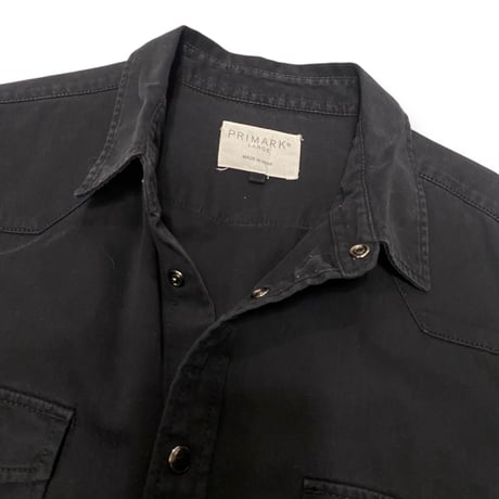 [USED] BLACK ウエスタンシャツ