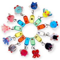 [BENICOTOY] ACRYLIC モフモフ キーホルダー