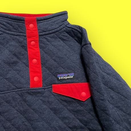 [USED]”Patagonia”キルティング HALF BUTTON JKT