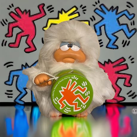 ［USED］1996Keith Haring🧡Yo-Yo💚