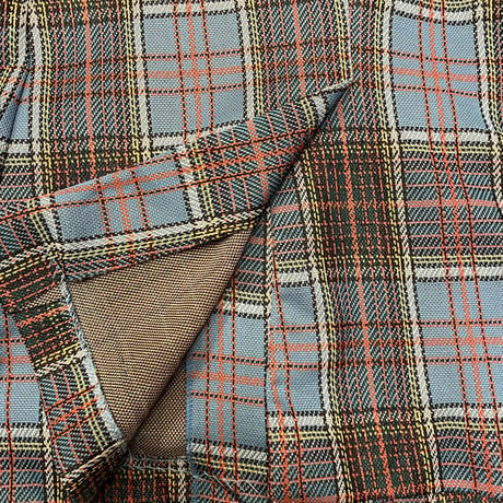 [USED] VINTAGE CHECK POLY JACKET！