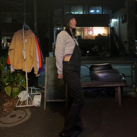 [USED]BLACK DENIM オーバーオール
