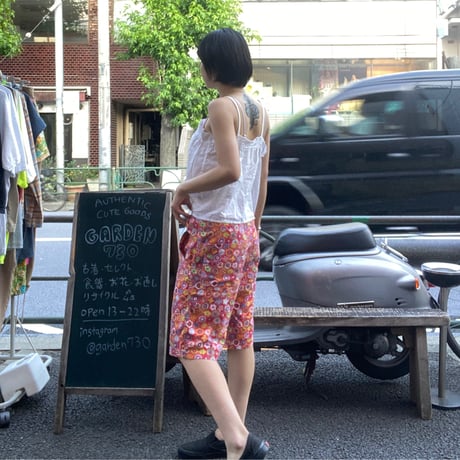 [USED]花柄カラフルShorts