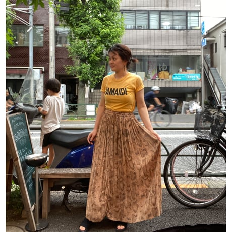 [USED] パイソン柄ふんわりスカート