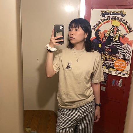 [USED] "euro star"お馬さん刺繍Tee