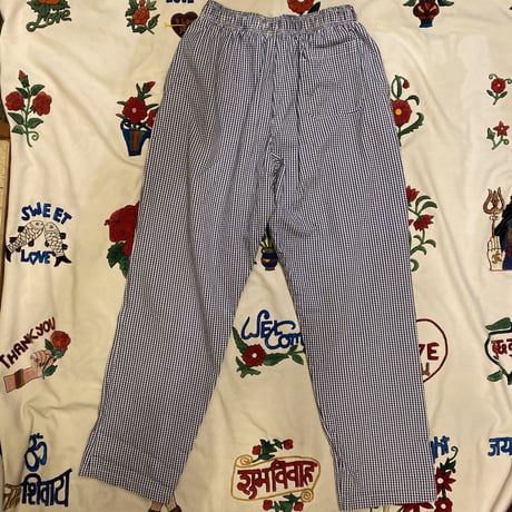 [USED] ギンガムチェック EURO COOK PANTS🥄