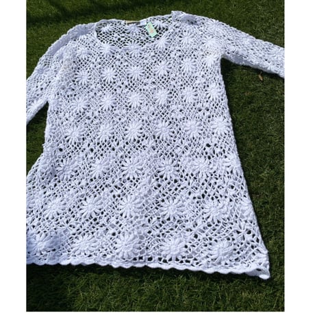 [USED] WhiteクロシェットTOPS