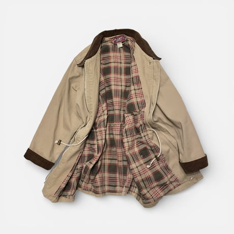 [USED] "DENIM & Co." CANVAS COVERALL Lsize