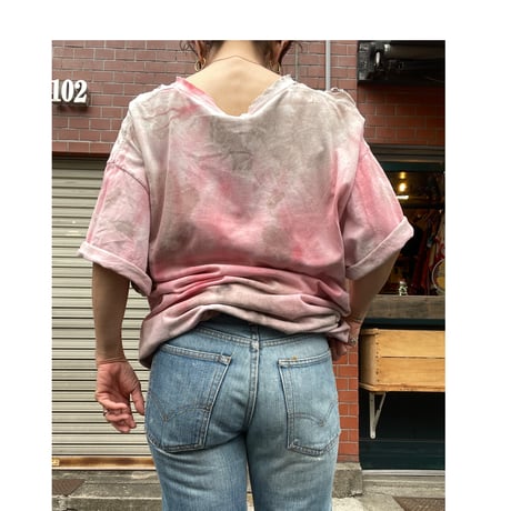 ［USED］タイダイ BORO tee
