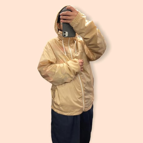 [USED] ”アメアパ ”SKIN COLOR ナイロンパーカー