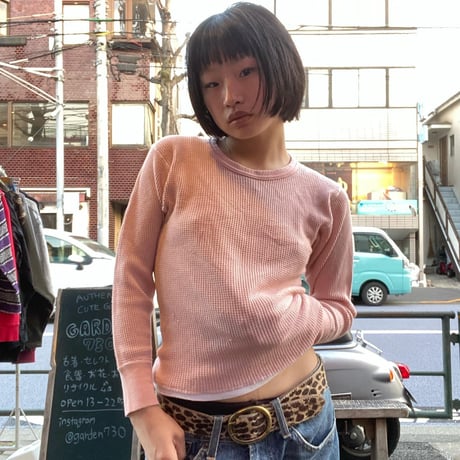 [USED] 後染め BABY Pink💗 サーマル