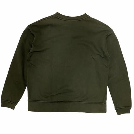 [USED] "CHUMS" OLIVE-GREEN SWEAT！