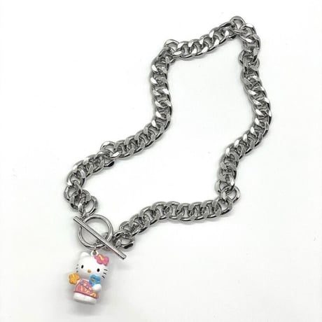[ kozukix] NEW KITTY METAL NECKLACE