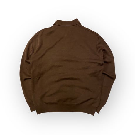 [USED] BROWNカラーのニットポロ
