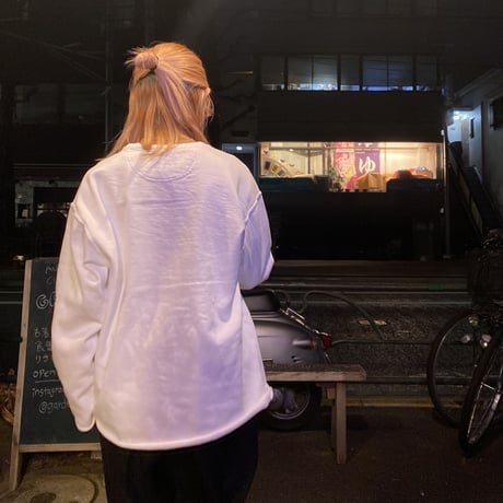 [Naughty] "LACA" CUT-OFF SWEAT SHIRT