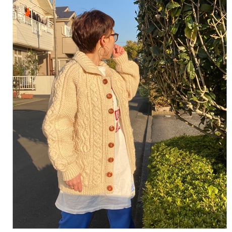 [USED] INVER ALLAN HAND  KNIT カーディガン