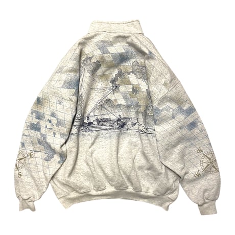 [USED] ART UNLIMITED ハイネックスウェットシャツ
