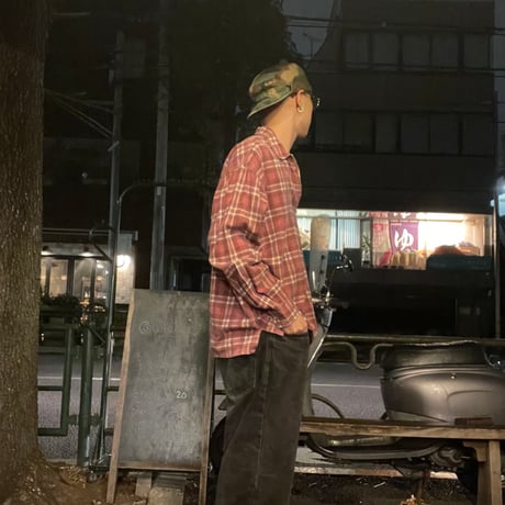 [USED] ハーフジップ　プルオーバーネル