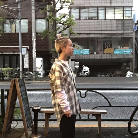 [USED] LONG TAILチェックシャツ