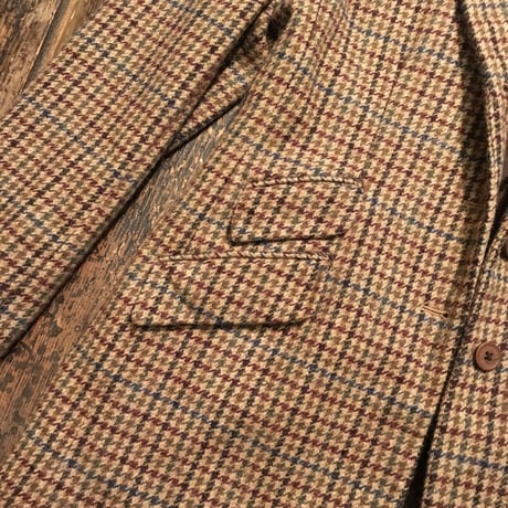[USED]  Ralph Lauren チドリ柄  LONGシルエット JKT
