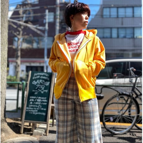 [USED] Yellow⭐︎ジップパーカー